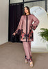 Pink Blossom Winter Kurta Set